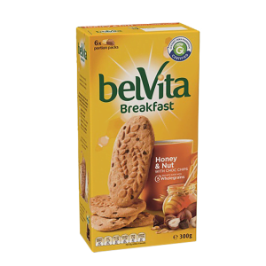 BelVita Breakfast Biscuits – Honey & Nut