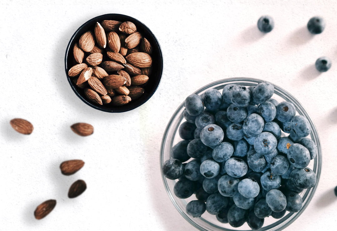 Almonds and Blueberries